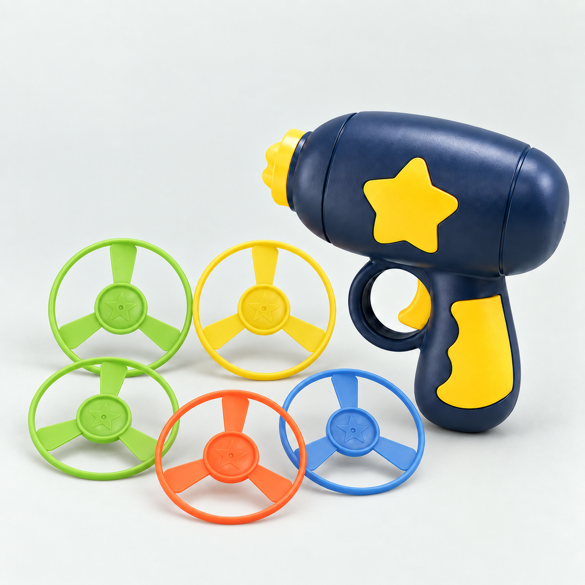 Interactive Flying Disc Fetch Toy for Cats (5 Discs Included)