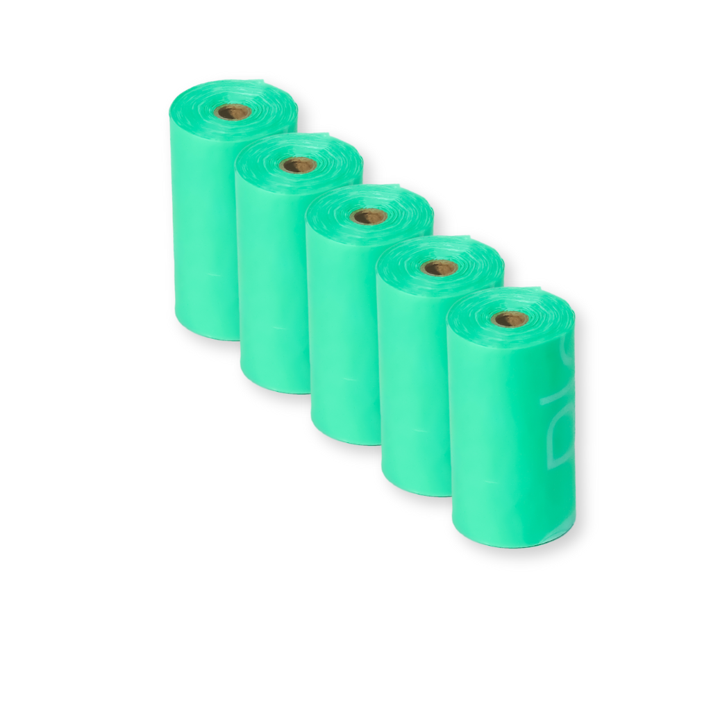 Certified Plant-Based Compostable Dog Poop Bags (120-Pack - 8 Rolls) - View 2