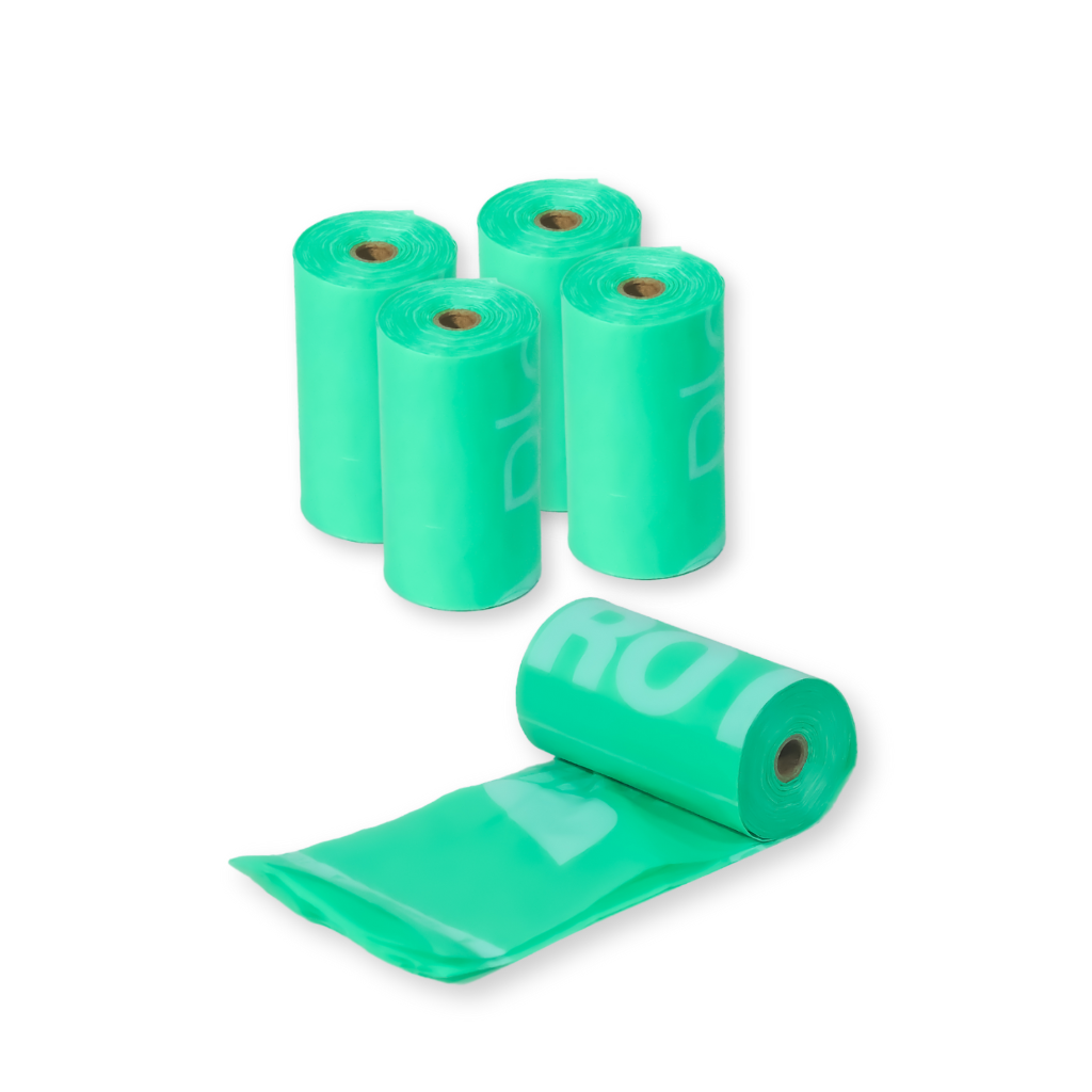 Certified Plant-Based Compostable Dog Poop Bags (120-Pack - 8 Rolls) - View 1