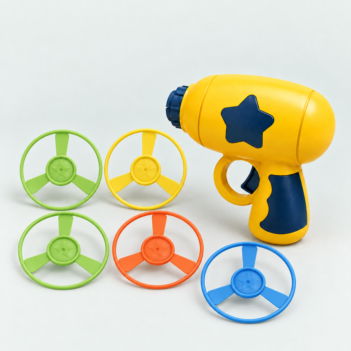 Interactive Flying Disc Fetch Toy for Cats (5 Discs Included)